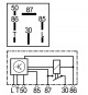 Przekaźnik Przekaźnik wstępnego podgrzewania silnika lombardini jibs 7 pinów