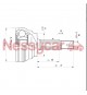  Microcar Zestaw wału Cardana od strony koła Chatenet / MICROCAR / JDM
